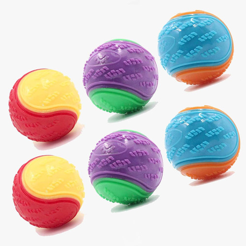 6pcs squeaky dog ball - dog, ball,
