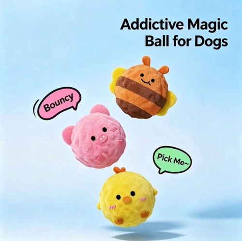 3pcs plush squeaky dog toy - squeaky,