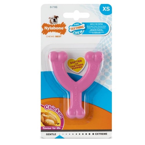 Nylabone puppy wishbone - puppy,