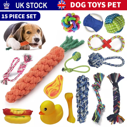 15x tough dog toys - dog, chew