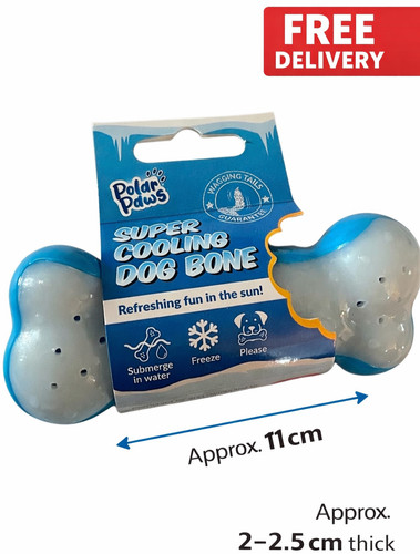 Cooling dog bone chew toy - cooling,