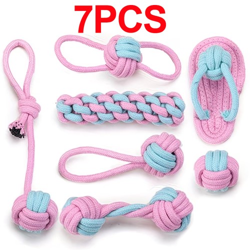 7pcs dog rope chew - 7pcs,