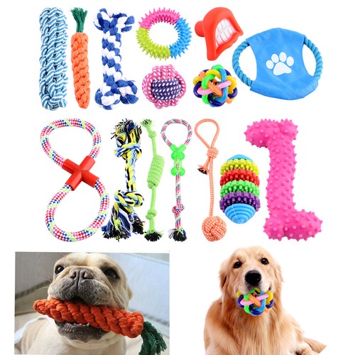 15pcs tough dog toys bundle - dog,