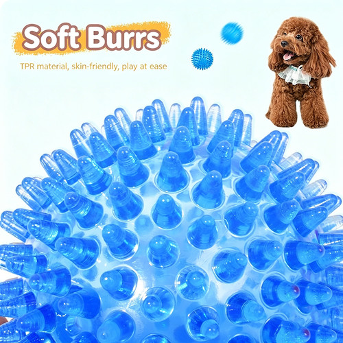 1pc dog squeaky spike - squeaky, balls