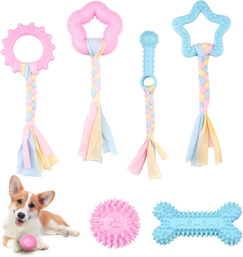 Pack dog toys puppy - toys, teething