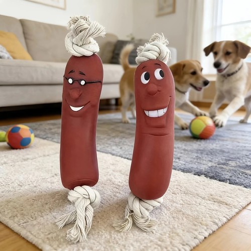 Cute sausage dog plush toy - dog,