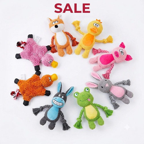 Soft dog toy with - dog,