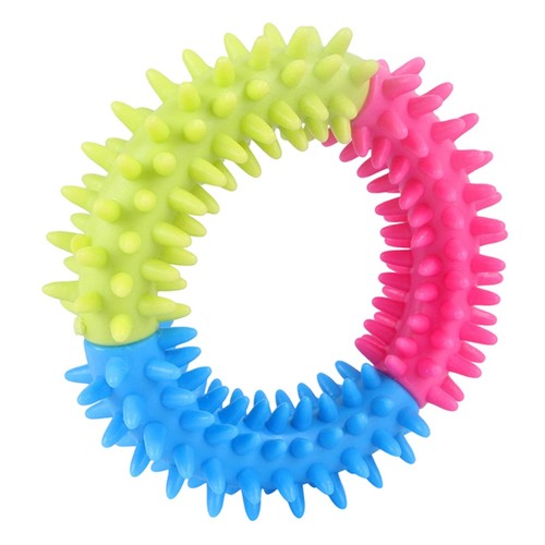 Dog chew toy spiky rubber - toy,