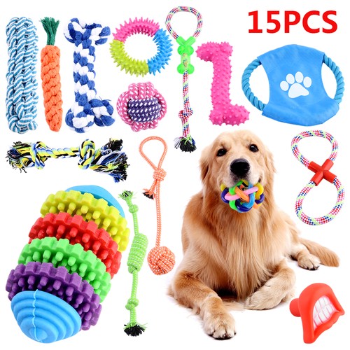 15x tough dog toys - 15x, bundle