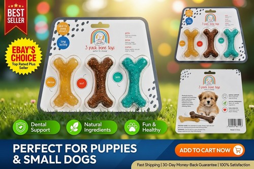 Puppy chew bone toy set - set, pack