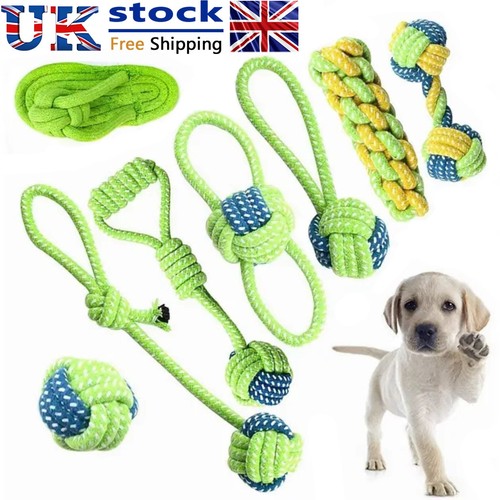 Dog rope toys set tough - toys,