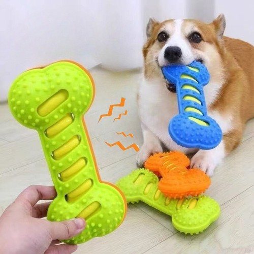 Rubber dog chew bone - rubber,